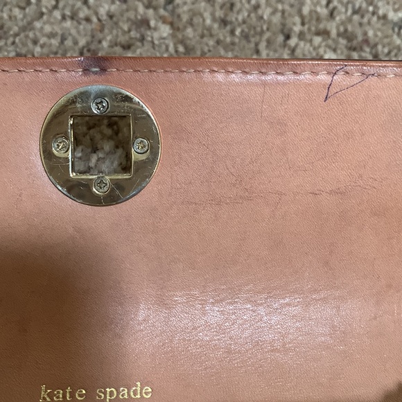 kate spade NY Leather Wallet with Polka Dot Lining - Picture 7 of 9